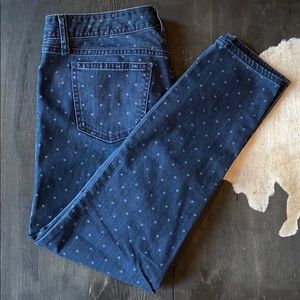 GAP Always Skinny Polka Dot Jeans